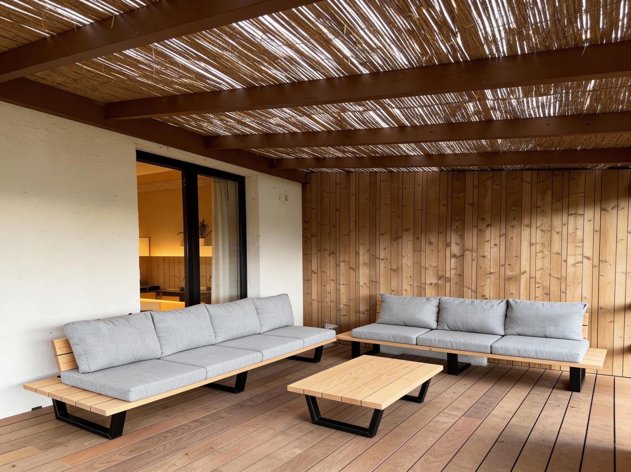 Hocker Moss tuinontwerp overkapping