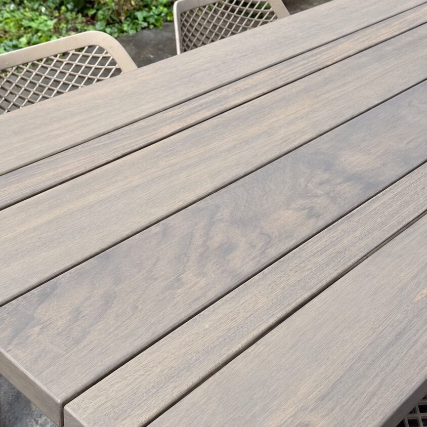 Tuintafel Iroko Rubio Sutton Grey