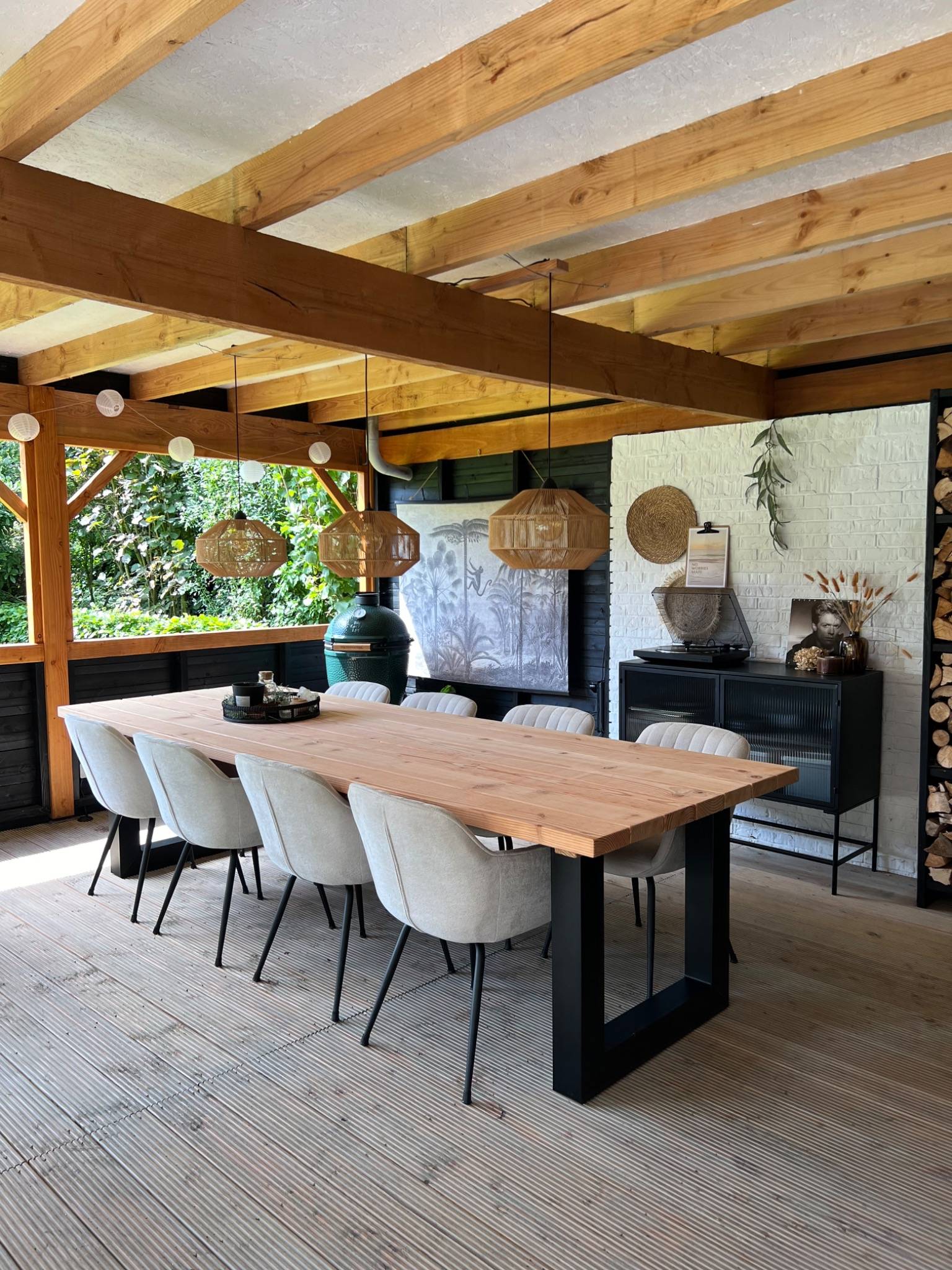 Overkapping inspiratie tuintonwerp tuinmeubelen50