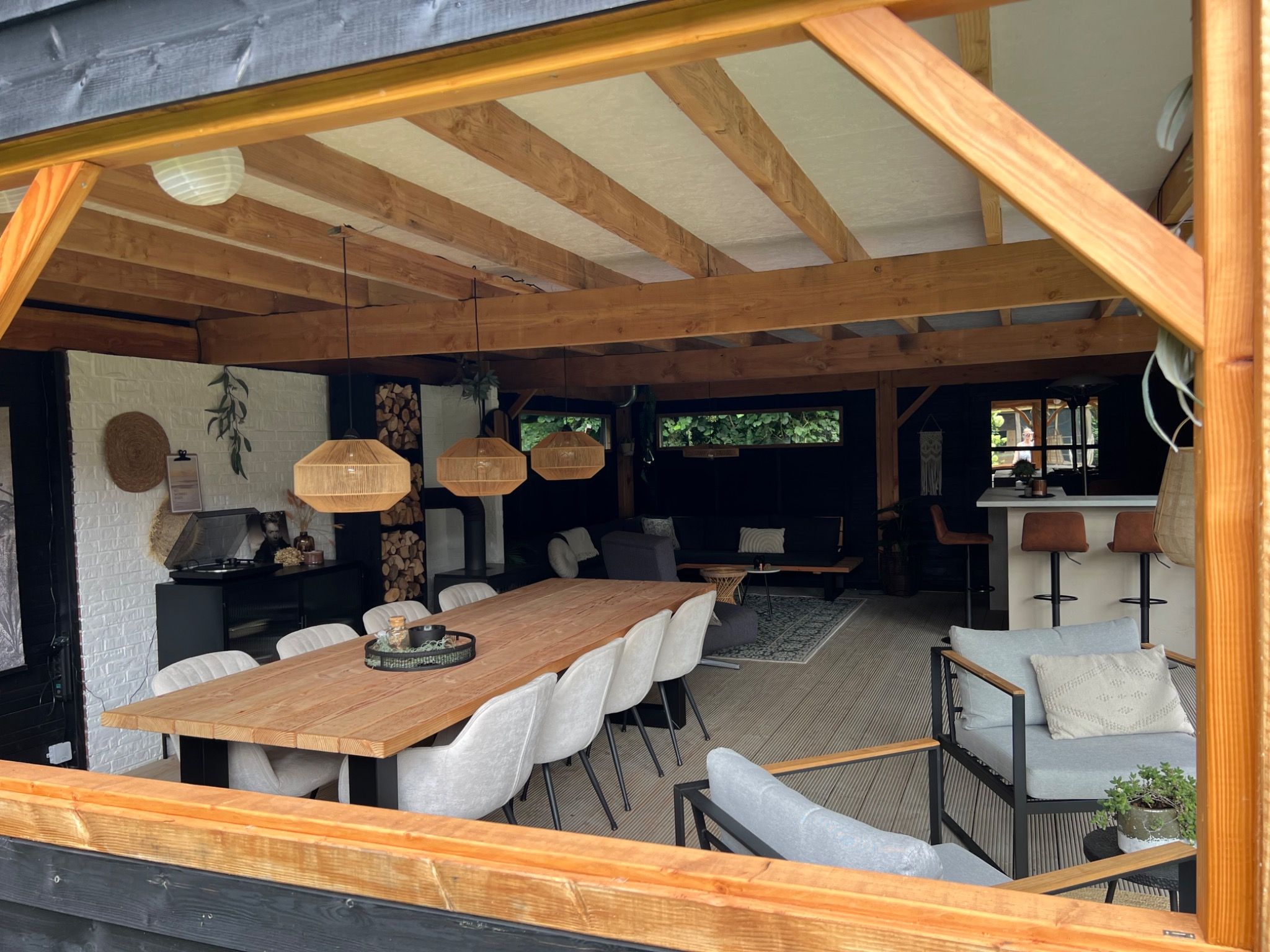Overkapping inspiratie tuintonwerp tuinmeubelen95