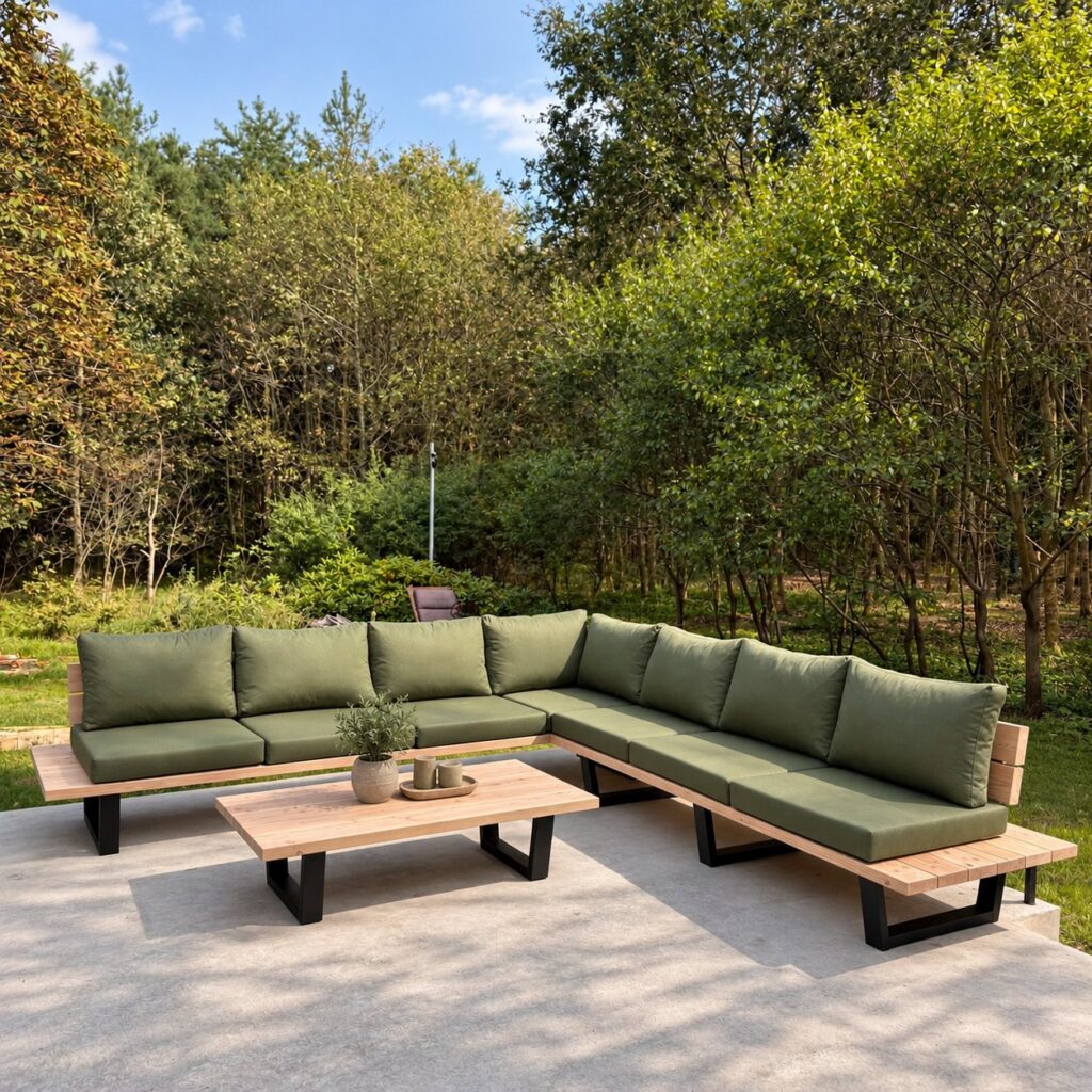 Loungebank Douglas 7 personen hoekbank Jade