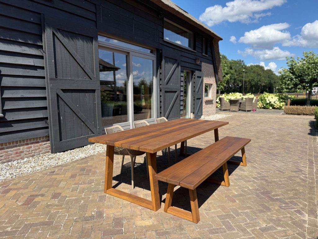 Tuinset 6 Personen | Iroko Rechthoekig