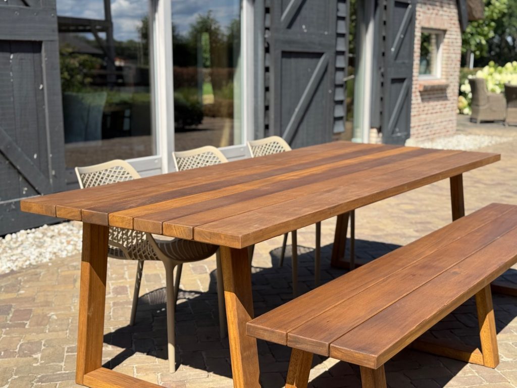 Tuinset 6 Personen | Iroko Rechthoekig - foto 2