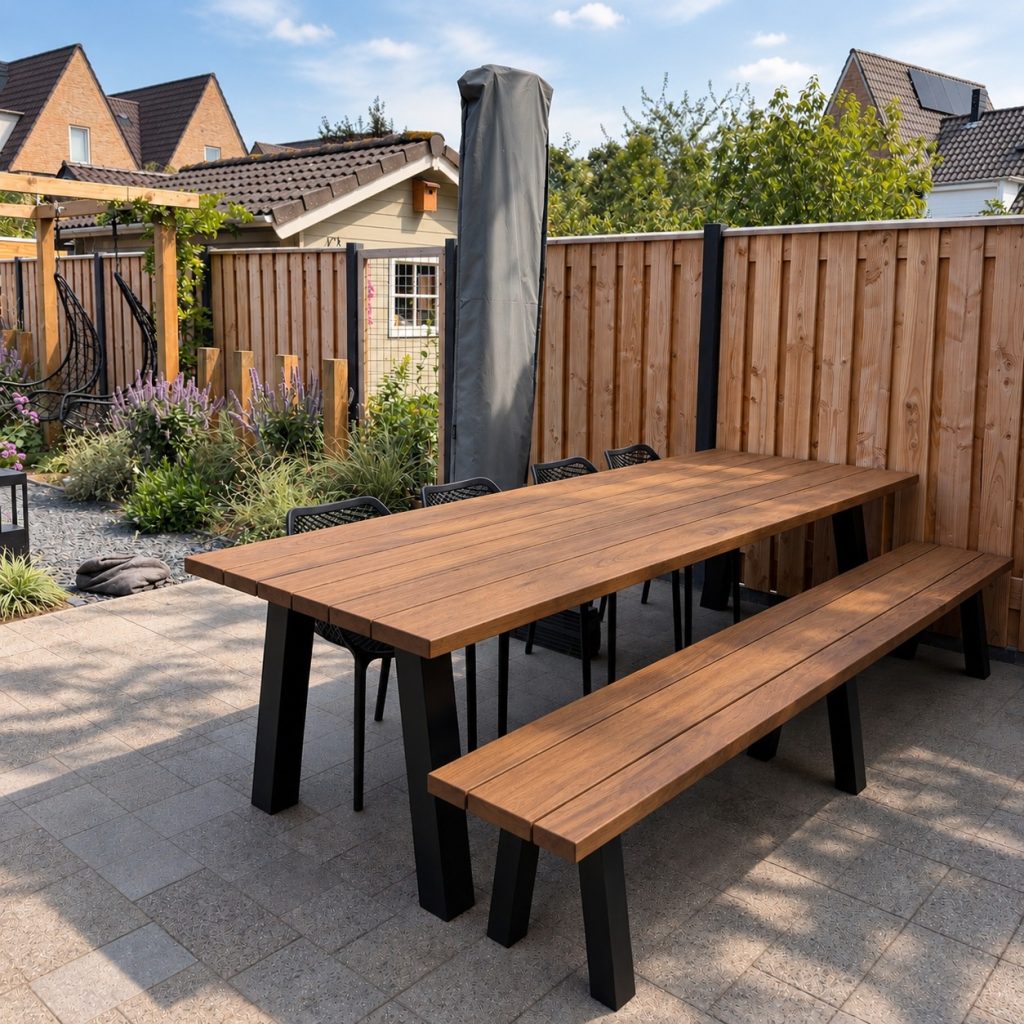 Tuinset 8 Personen | Iroko Rechthoekig