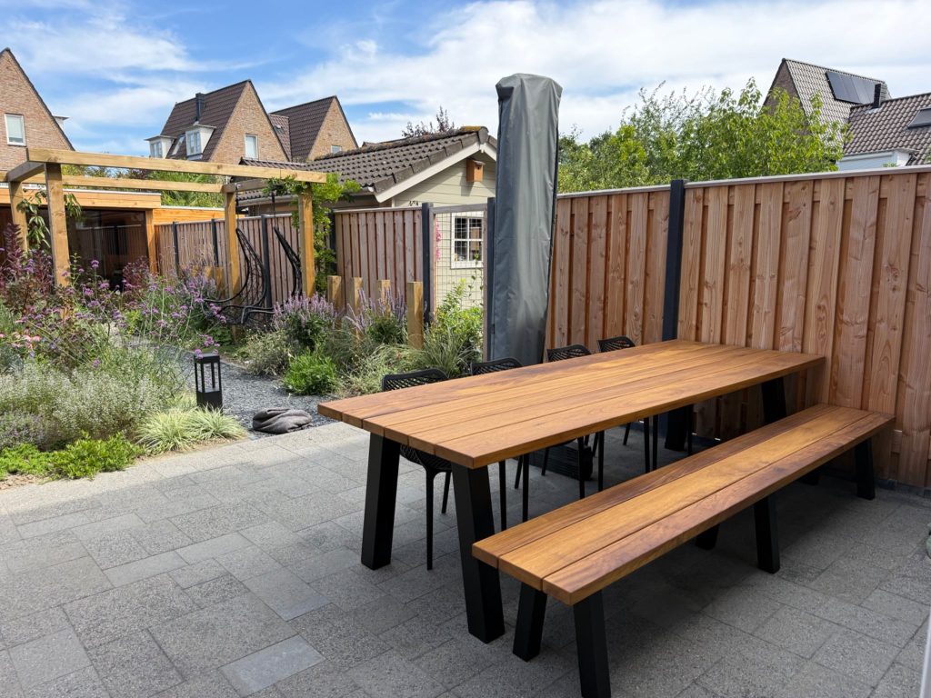 Tuinset 8 Personen | Iroko Rechthoekig - foto 2