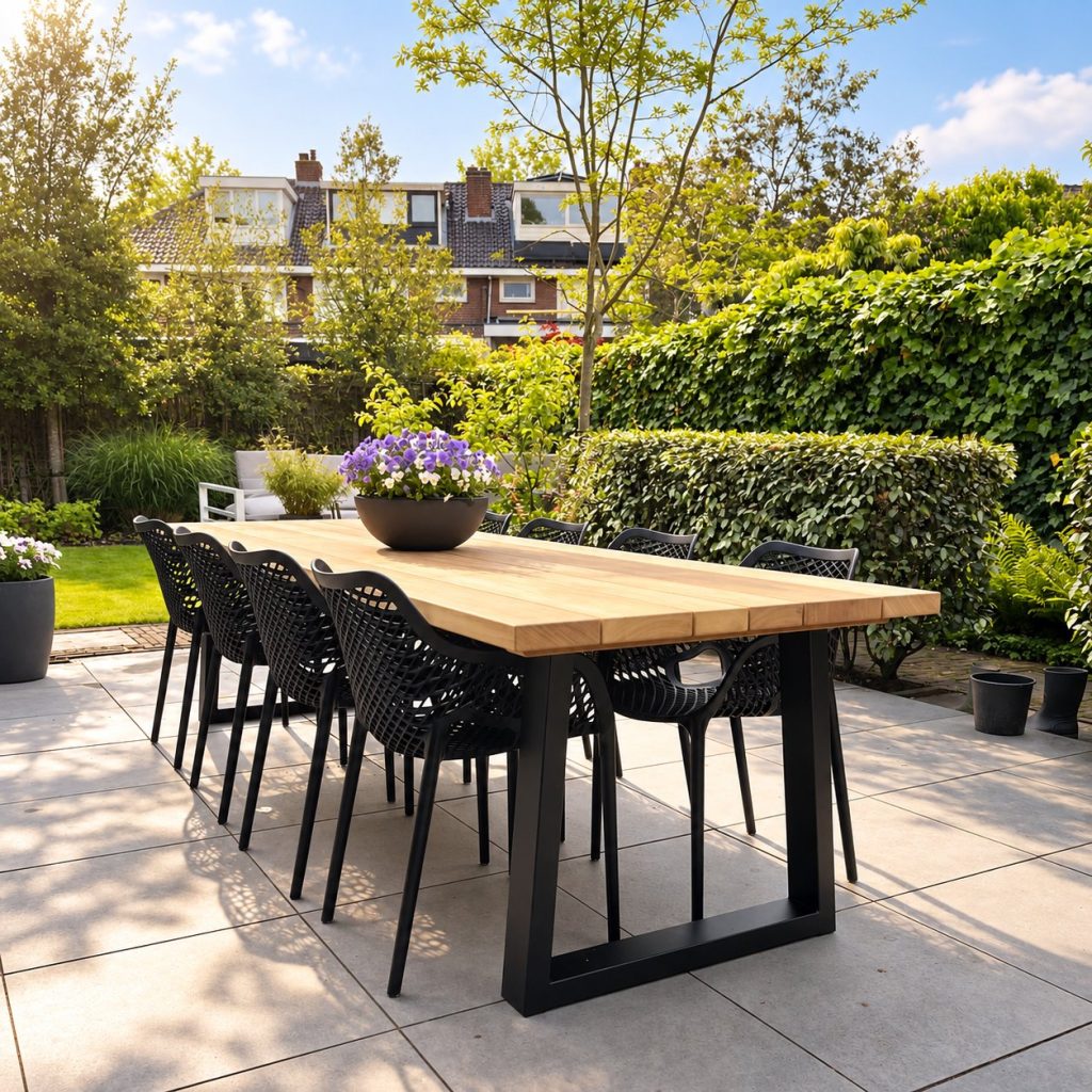 Tuinset 8 Personen | Iroko Rechthoekig